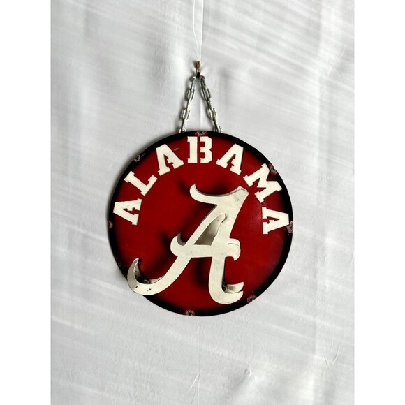 Alabama Crimson Tide Football IRON Artwork/Wall Hanging Decor Roll Tide Roll - Picture 1 of 5